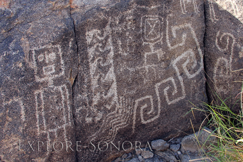 Petroglyphs near Caborca, Sonora