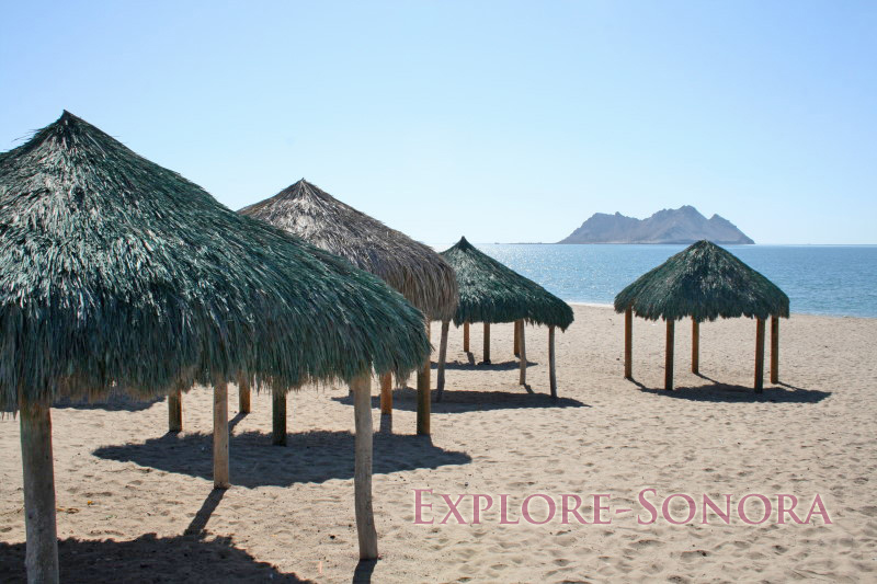 La playa de Bahia de Kino, Sonora