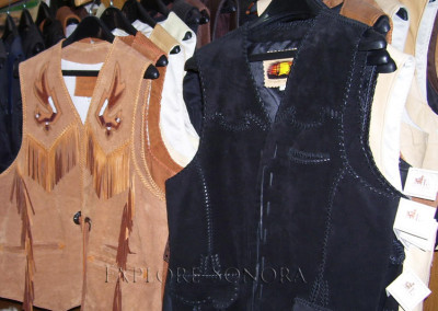 leather vests made a pieles pitic in pitiquito, sonora