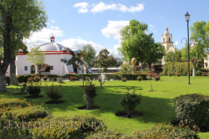 Plaza Monumental in Magdalena de Kino, Sonora
