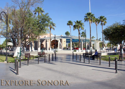 Plaza Cinco de Mayo in Navojoa, Sonora, Mexico