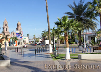 Plaza Cinco de Mayo in Navojoa, Sonora, Mexico