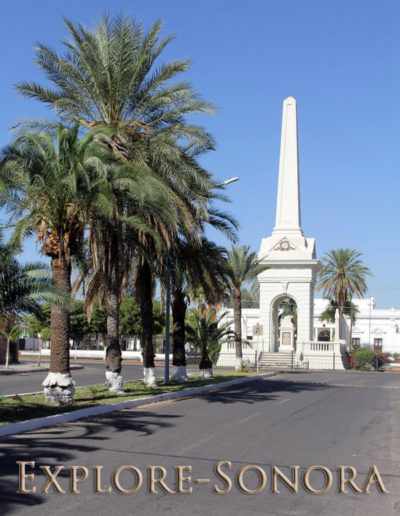 Monument to Alvaro Obregon in Navojoa, Sonora, Mexico