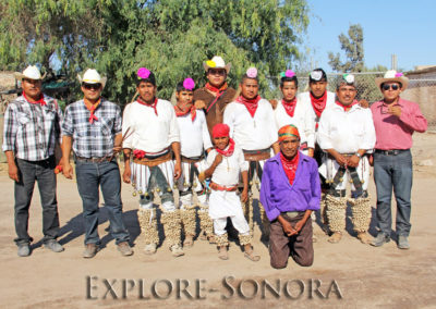 Pascola dancers in El Júpare, Sonora, Mexico