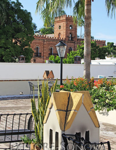 Rooftop of the Alamos Hotel Colonial in Alamos, Sonora, Mexico