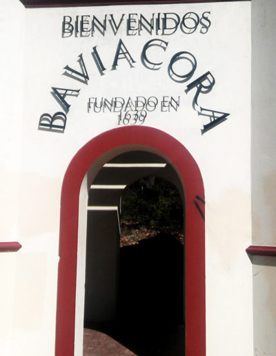 The Rio Sonora pueblo of Baviacora, Sonora, Mexico