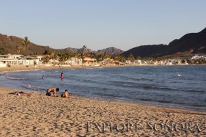Playa Miramar beach in Guaymas, Sonora, Mexico