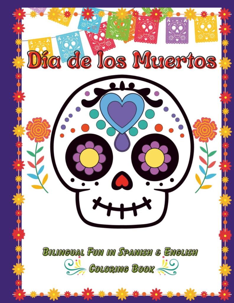 Bilingual Fun Coloring Book