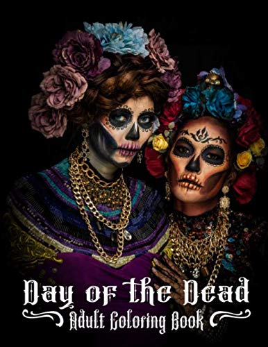 Day of the Dead Adult Coloring Book
