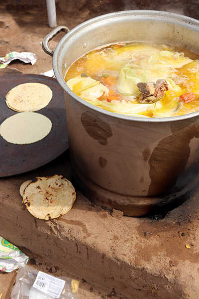 Traditional caldo at Mayo celebrations - Wakabaki