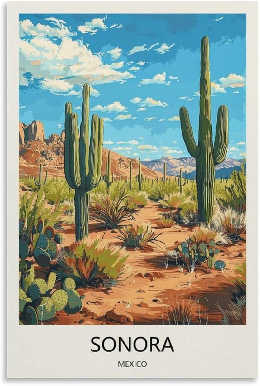 Wall Art Sonora Mexico Landscape Poster