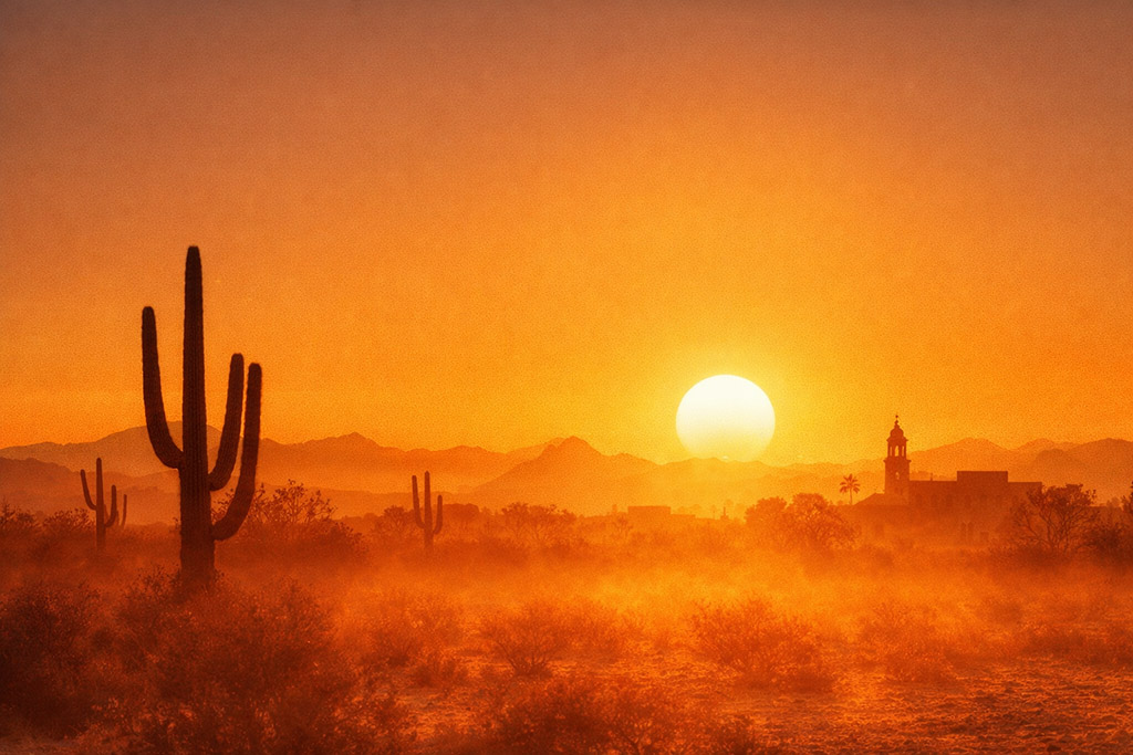 Desert heat in Sonora